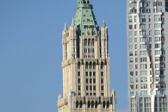 11-4 New York Financial District Woolworth Building Close Up From Brooklyn Heights